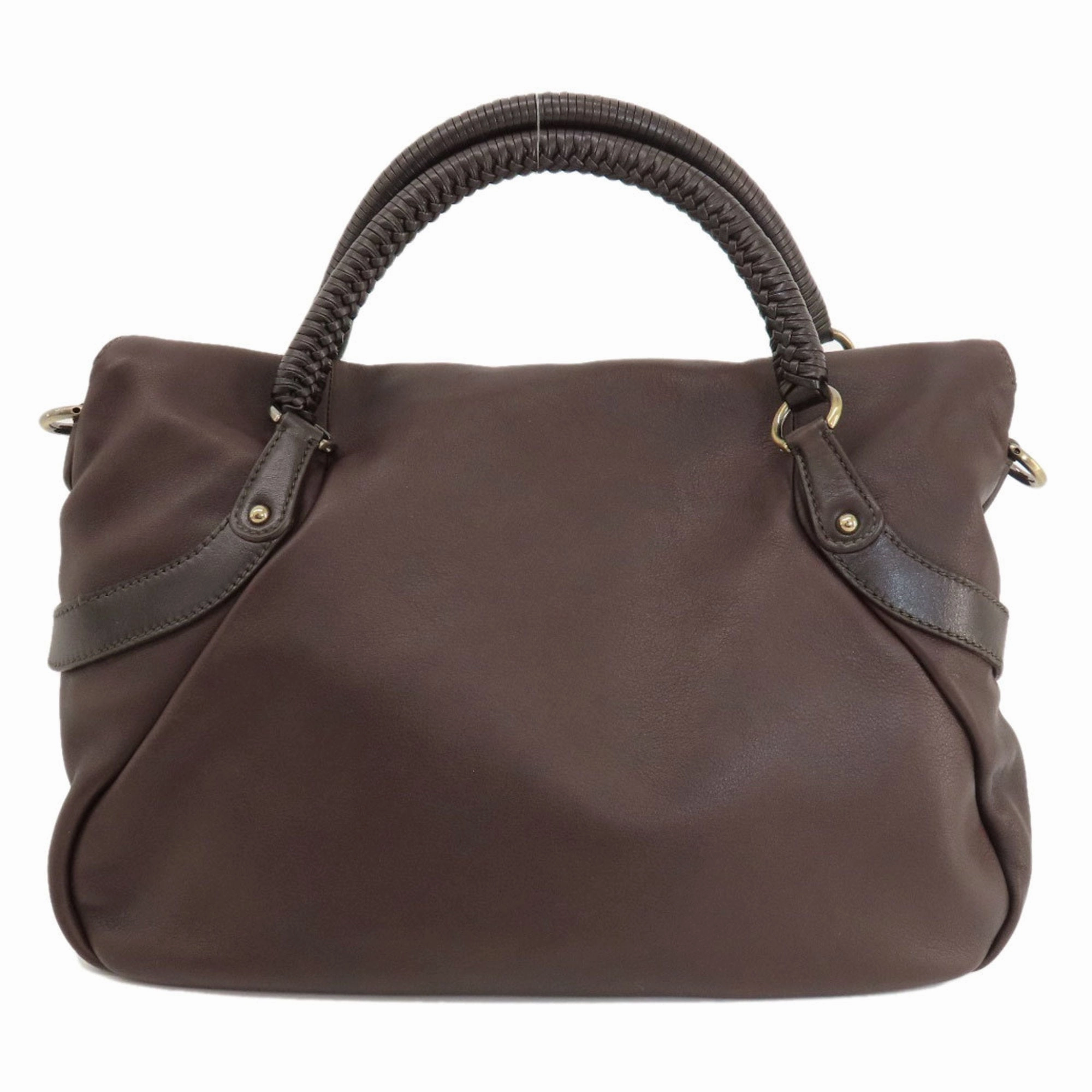 Salvatore Ferragamo  Leather Handbag (Pre-Owned)