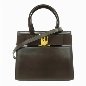 Salvatore Ferragamo Leather Handbag (Pre-Owned)