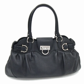 Salvatore Ferragamo Leather Handbag Shoulder Bag (Pre-Owned)