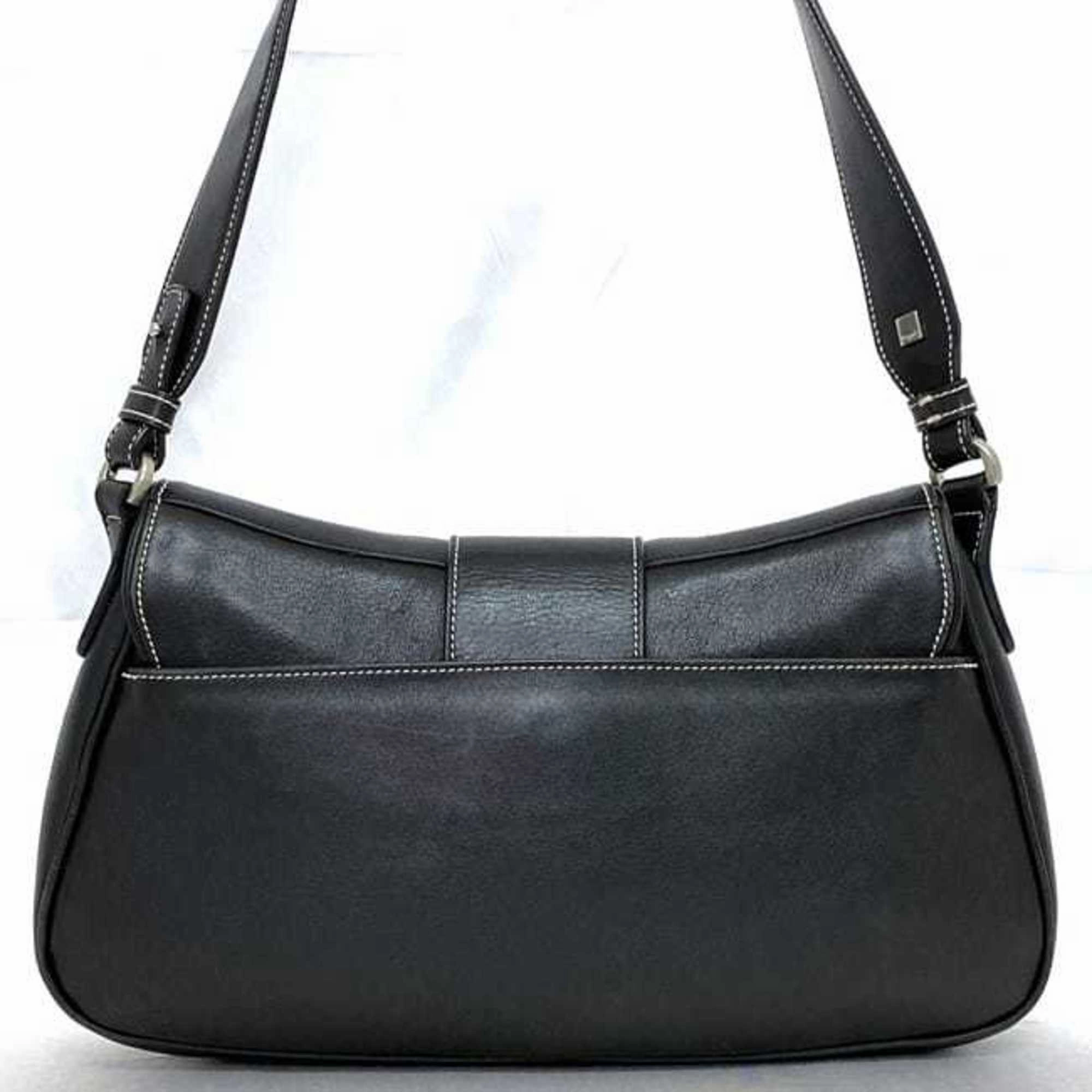 Salvatore Ferragamo  Leather Shoulder Bag (Pre-Owned)