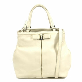 Salvatore Ferragamo Vara Leather Handbag (Pre-Owned)