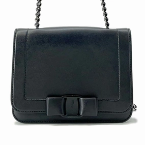 Salvatore Ferragamo Vara Leather Shoulder Bag (Pre-Owned)