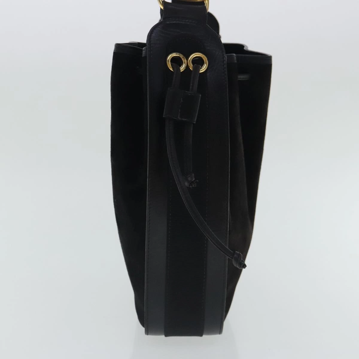 Salvatore Ferragamo Vara  Suede Shoulder Bag (Pre-Owned)