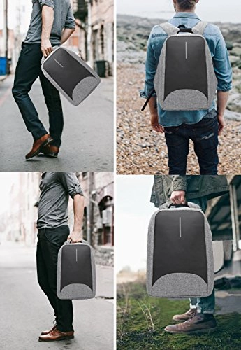 Sami Tudio Anti-Theft Backpack With Usb Charging Port Business Laptop Backpack Fits To 15.6 Inch