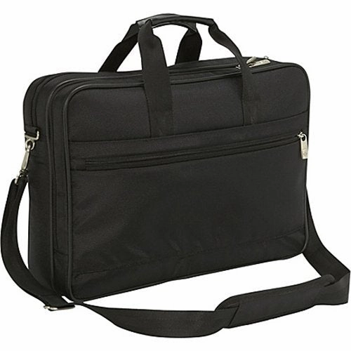 Samsonite 17" Classic Slimbrief Notebook Case, Ballistic Nylon, 17-3/4 X 4-1/2 X 12, Black