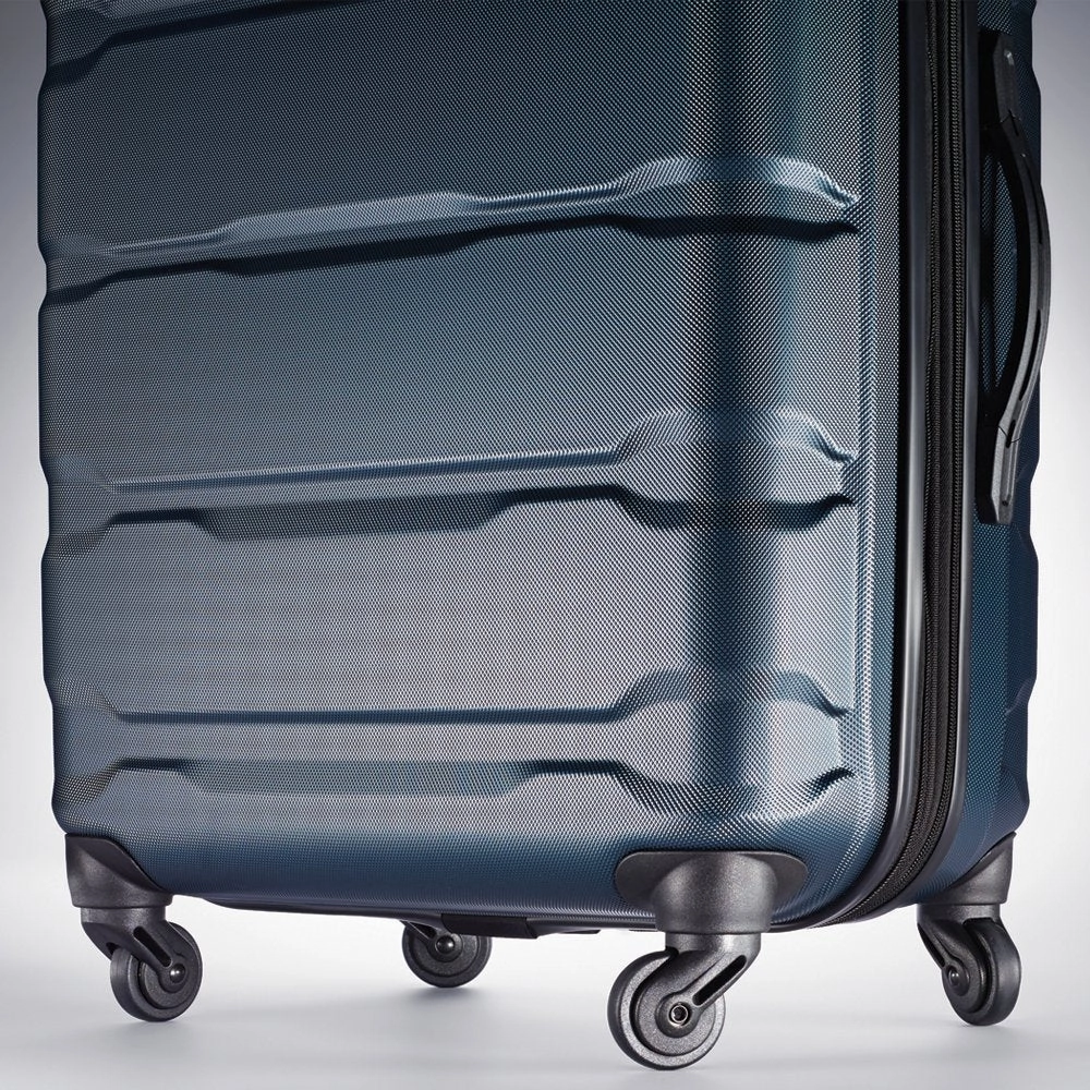 Samsonite 68311-2824 Omni Hardside Luggage Nested Spinner Set 20 Inch, 24 Inch, 28 Inch - Teal Bundle with Manual Luggage Scale