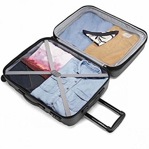 Samsonite Omni PC 2 Piece Set of 20 and 28 Spinner (Black)