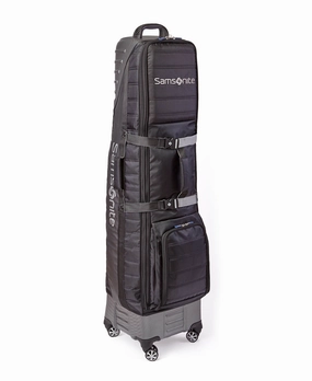 Samsonite "The Protector Hardside and Softside Golf Travel Bag with Shark Wheels