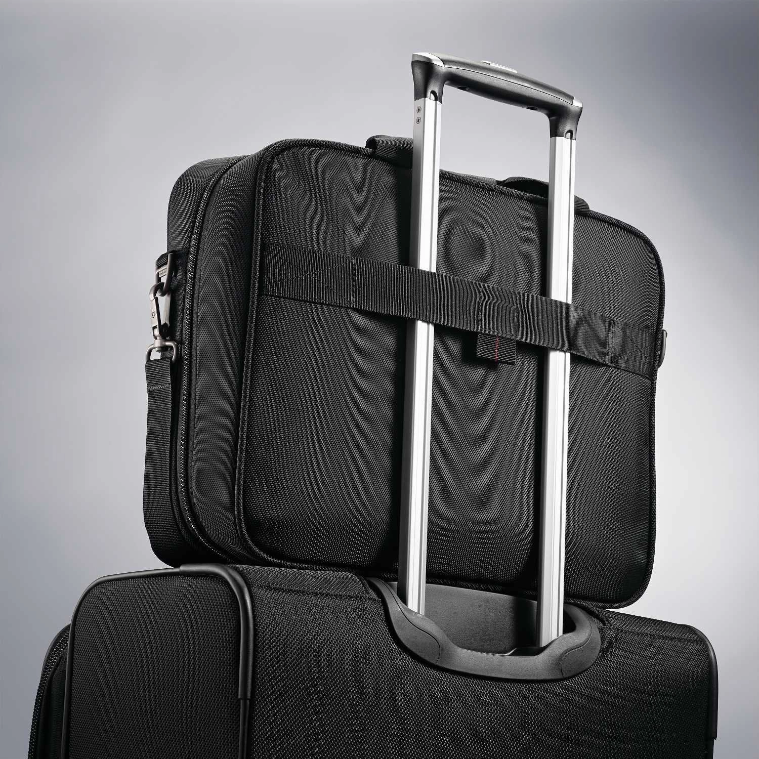 Samsonite Xenon 3.0 Single Gusset Techlocker Laptop Bag, Black, One Size