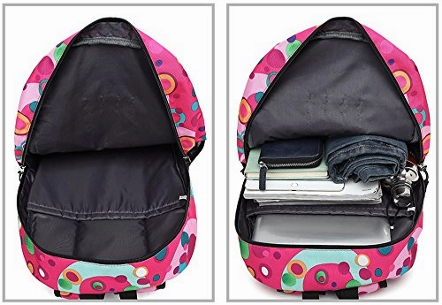 Scarleton Patterned Nylon Backpack H203812 - Rose