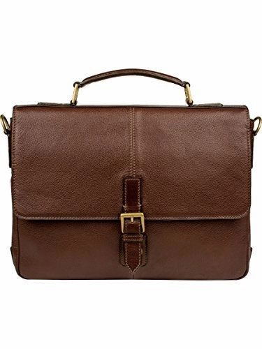 Scully Unisex Mason Workbag Brief Brown Briefcase