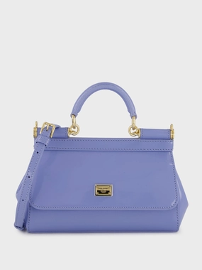 Sicily Handbag In Polished Calfskin