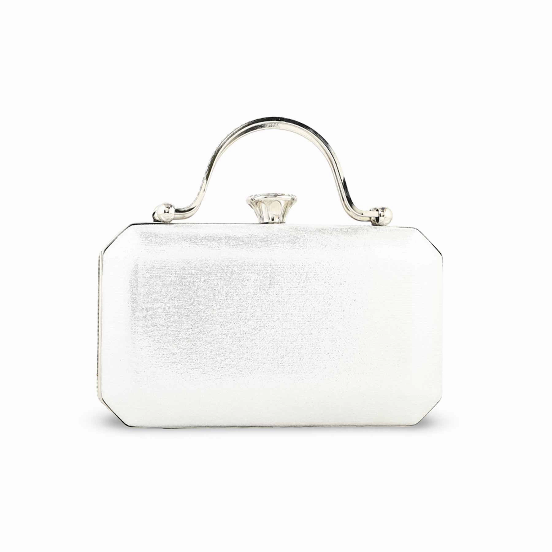 Silver Bridal Clutch p24258
