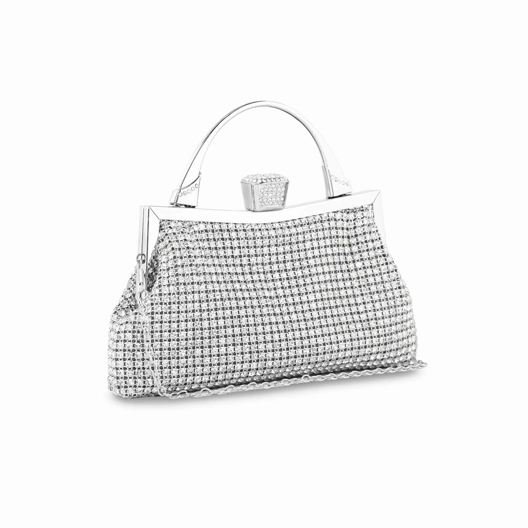 Silver Bridal Clutch p24267