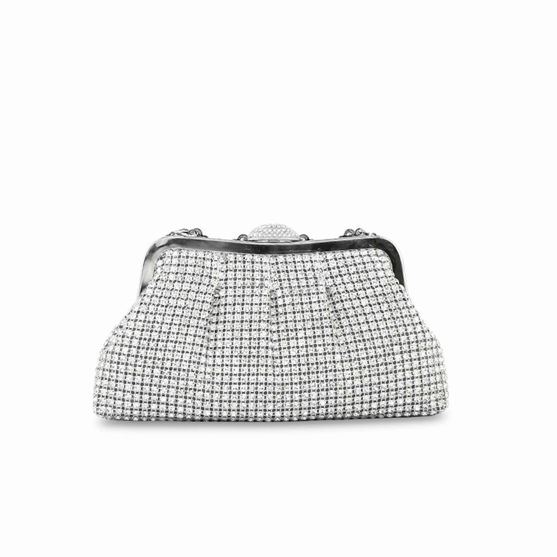 Silver Bridal Clutch p24269