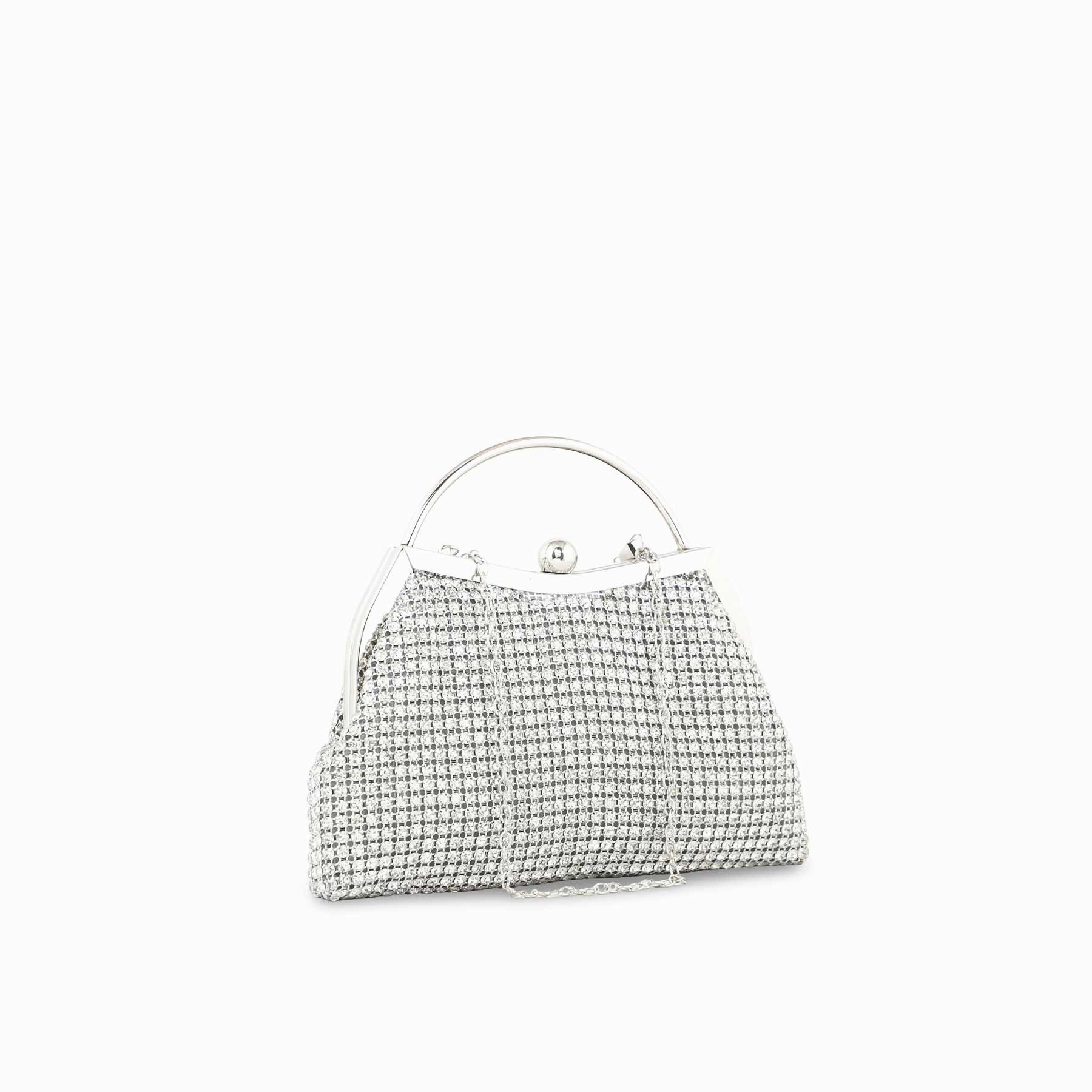 Silver Bridal Clutch P24313