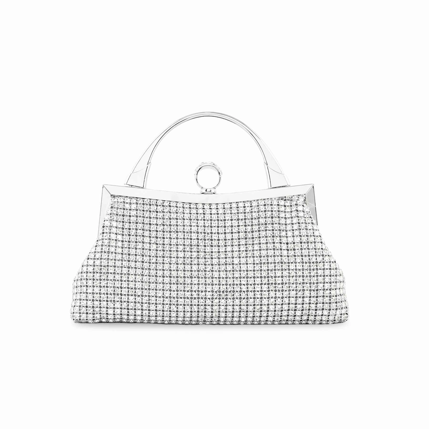 Silver Bridal Clutch P24318