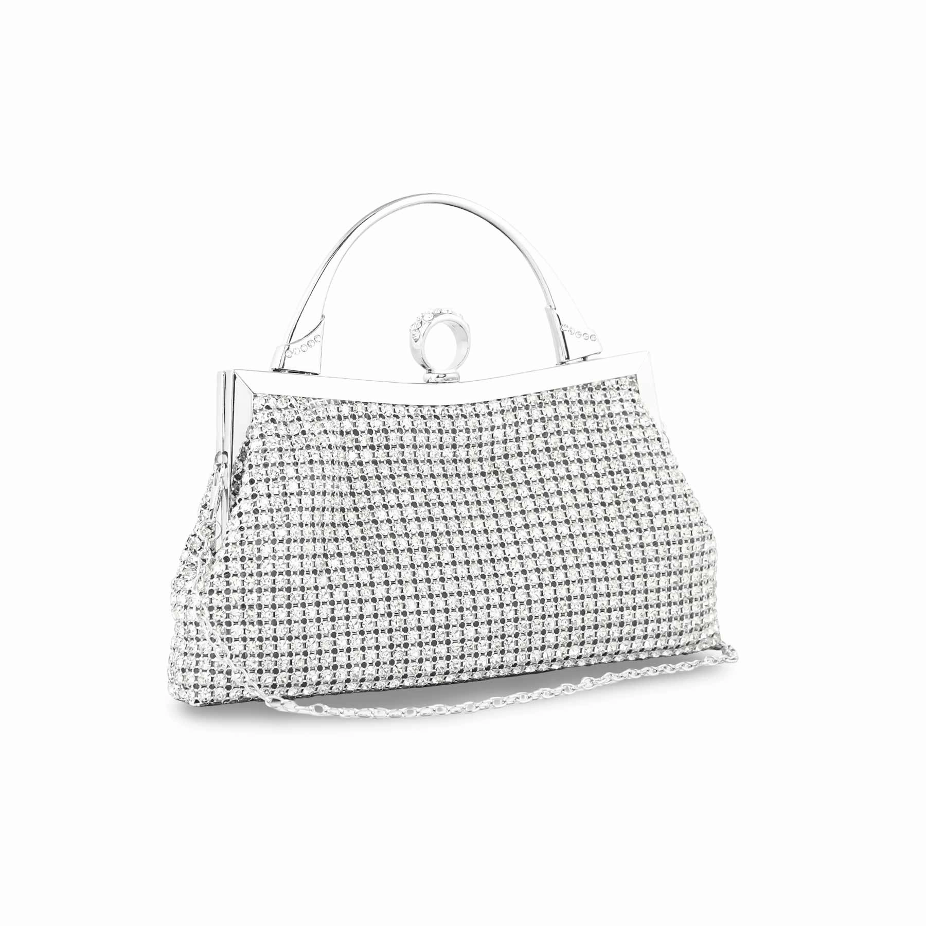 Silver Bridal Clutch P24318
