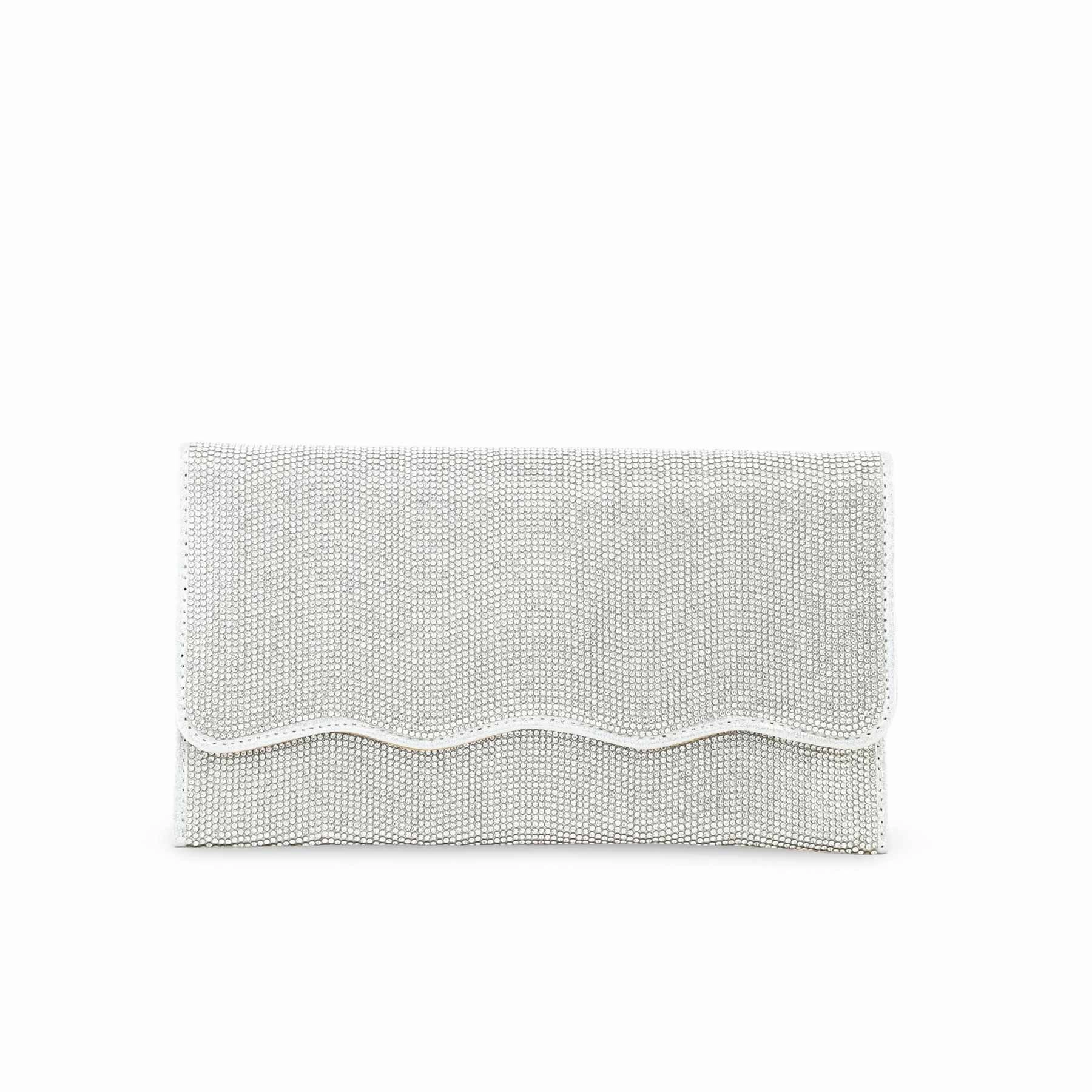 Silver Bridal Clutch P24350