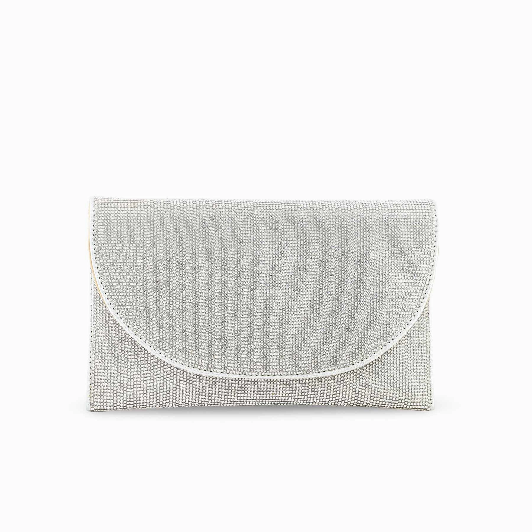 Silver Bridal Clutch P24352
