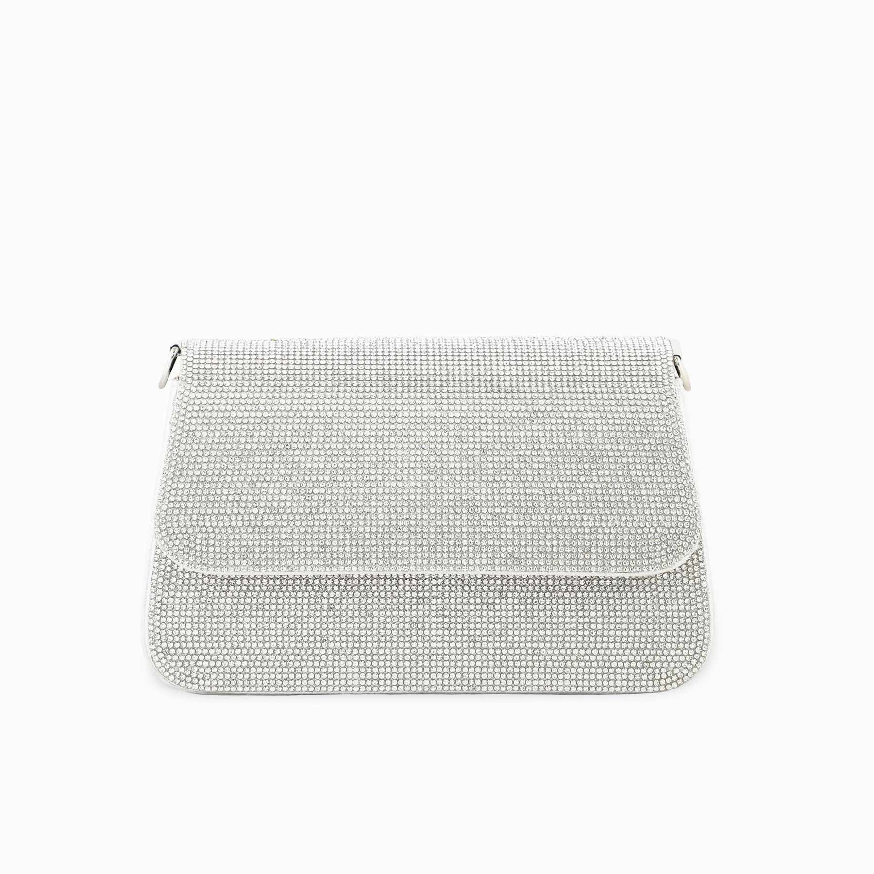 Silver Bridal Clutch P24368