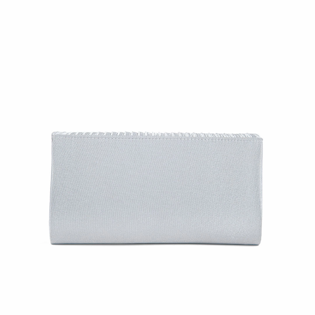 Silver Fancy Clutch P24143