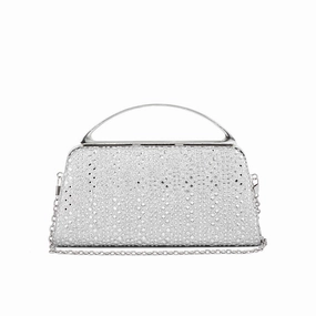 Silver Fancy Clutch P24188