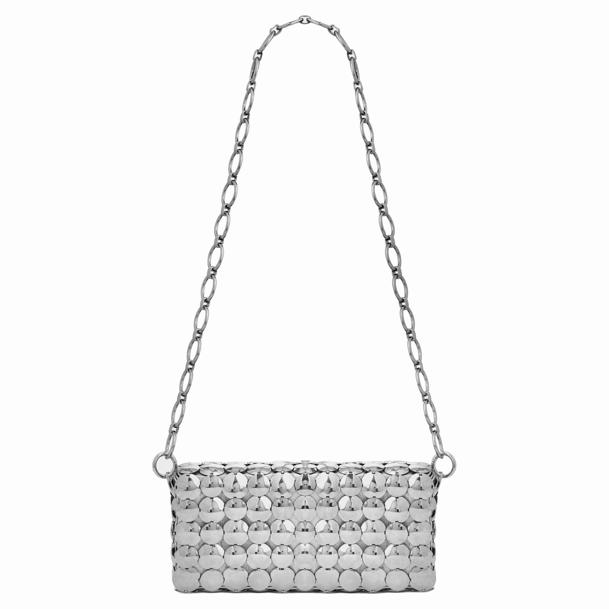 Silver Quilted Bag