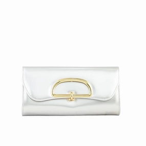 Silver Women Formal Clutch P24214