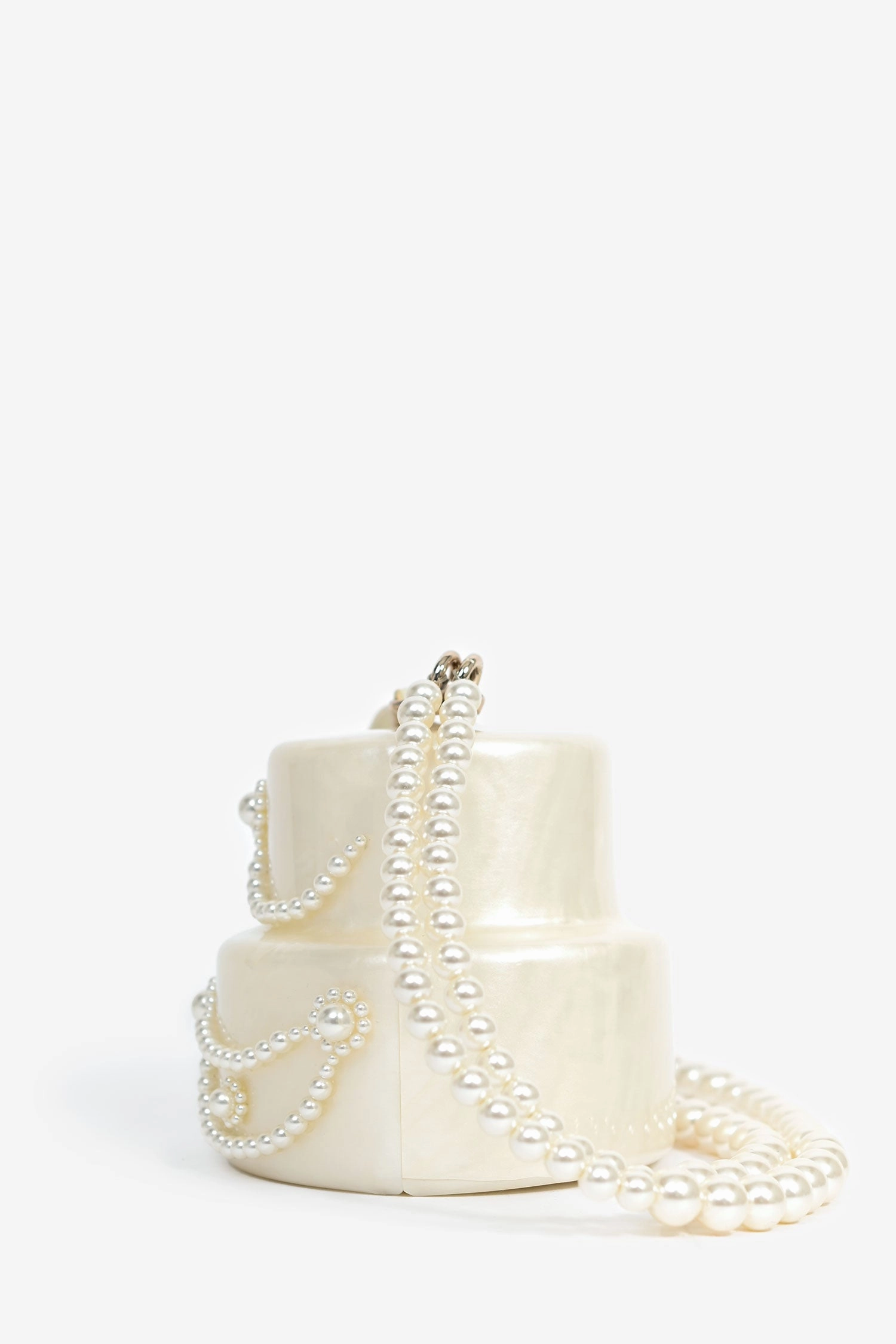 Simone Rocha Embellished Pearl Cake Clutch