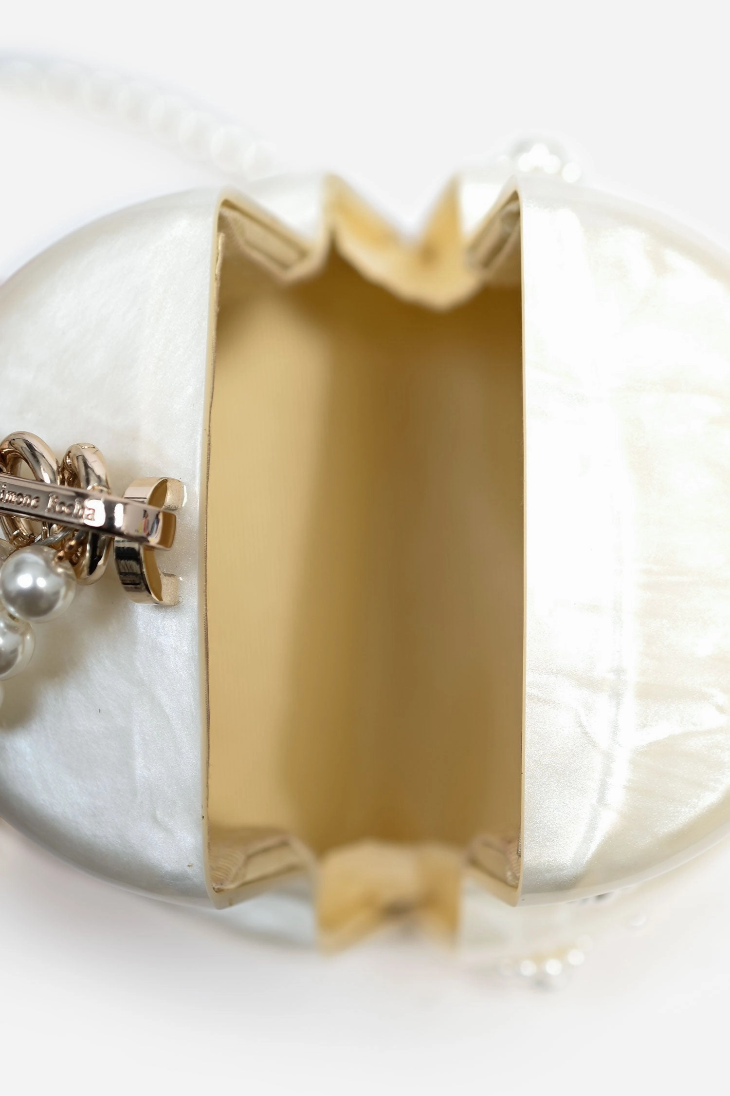 Simone Rocha Embellished Pearl Cake Clutch