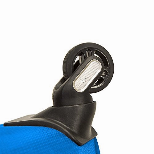 Skyway Mirage 2.0 | 4-Piece Set | 20", 24" and 28" Expandable Spinners, Travel Pillow (Blue Royal)