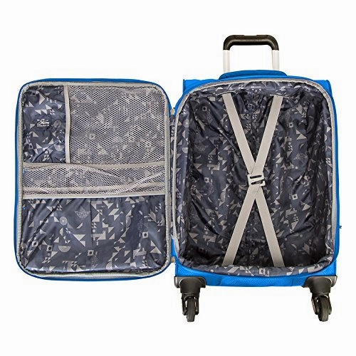 Skyway Mirage 2.0 | 5-Piece Set | 16" Underseater, 20", 24" and 28" Expandable Spinners, Travel Pillow (Blue Royal)