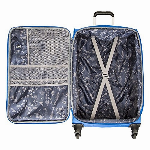 Skyway Mirage 2.0 | 5-Piece Set | 16" Underseater, 20", 24" and 28" Expandable Spinners, Travel Pillow (Blue Royal)