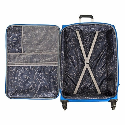 Skyway Mirage 2.0 | 5-Piece Set | 16" Underseater, 20", 24" and 28" Expandable Spinners, Travel Pillow (Blue Royal)