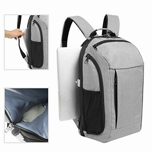 Slotra 15.6 Inch Laptop Backpack With Usb Charging Port Carry-Ons Backpack For Travel Business With