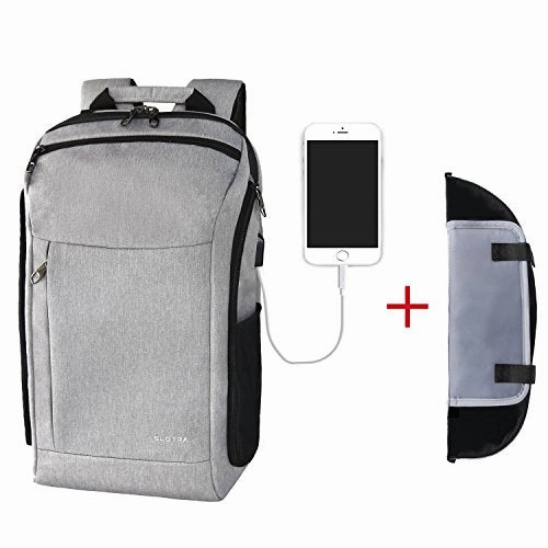 Slotra 15.6 Inch Laptop Backpack With Usb Charging Port Carry-Ons Backpack For Travel Business With
