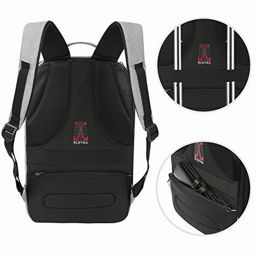 Slotra 15.6 Inch Laptop Backpack With Usb Charging Port Carry-Ons Backpack For Travel Business With
