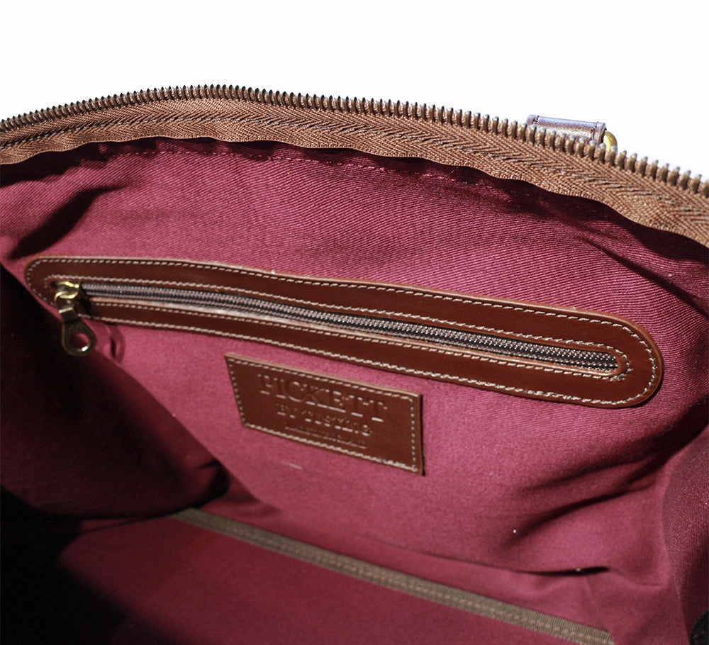 Small Carry On Waxed Canvas Holdall
