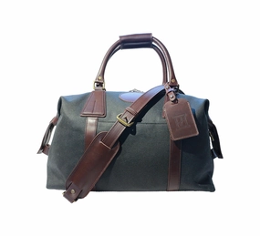 Small Carry On Waxed Canvas Holdall