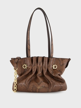 Small Dark Brown Soft Bag