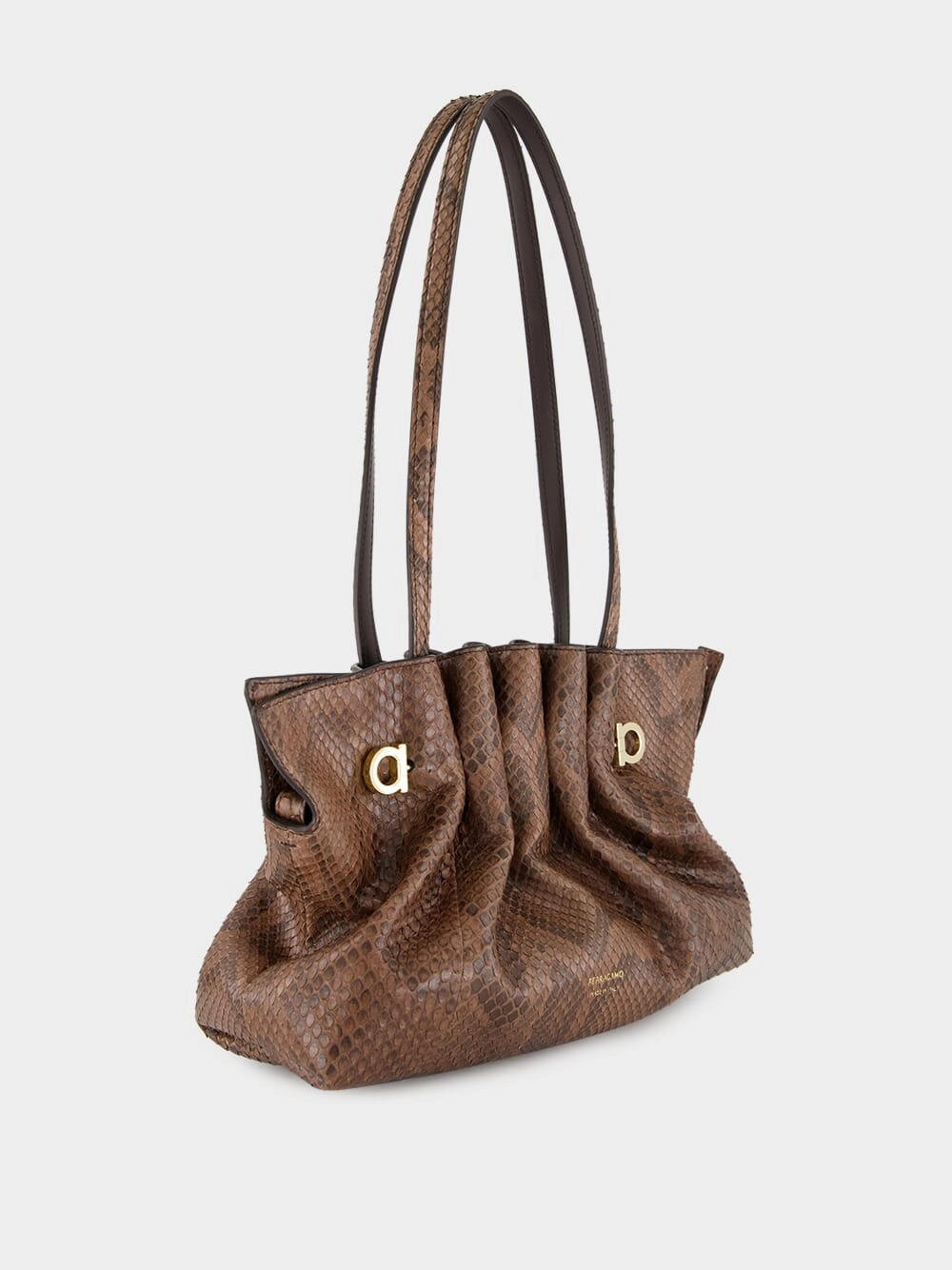Small Dark Brown Soft Bag