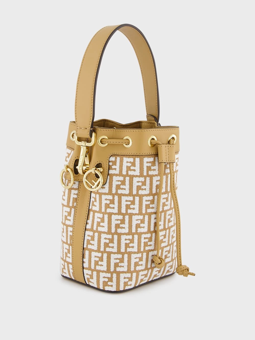 Small Raffia Bucket Bag