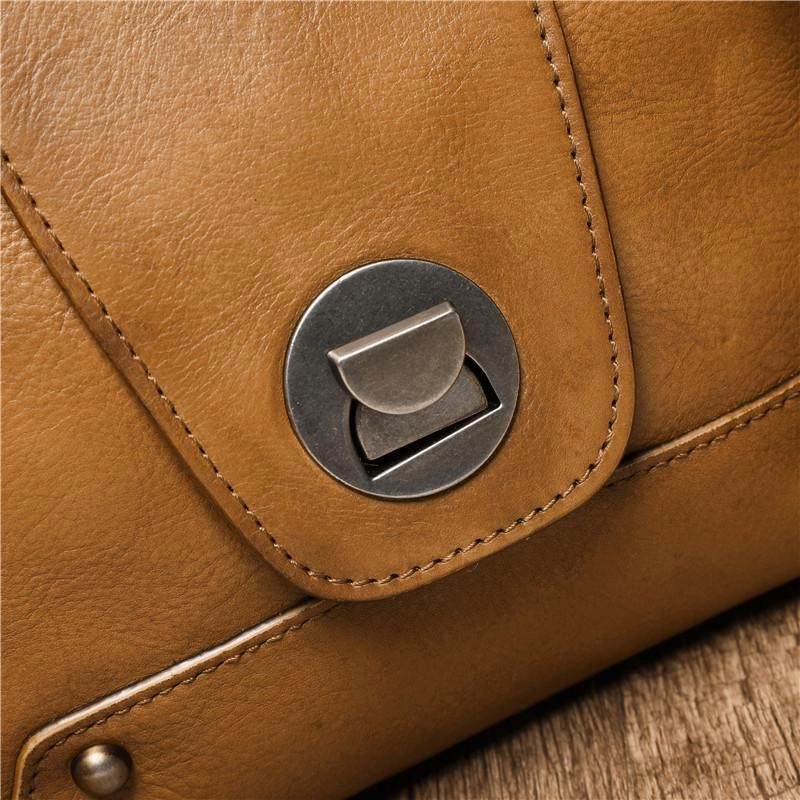 Small Vintage Womens Black Leather Chain Shoulder Bag Chain Fashion Brown Side Bag for Ladies