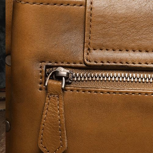 Small Vintage Womens Black Leather Chain Shoulder Bag Chain Fashion Brown Side Bag for Ladies
