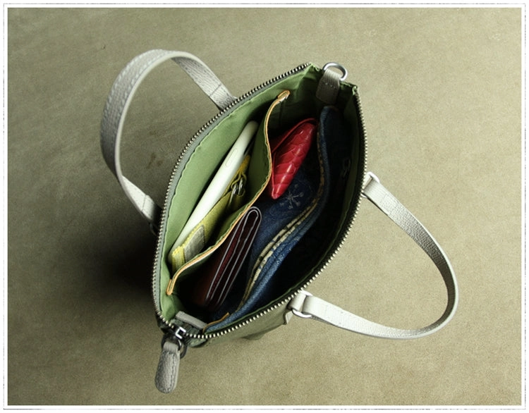 Small Womens Green Nylon Handbag Purse Nylon Crossbody Purse Shoulder Bag for Ladies