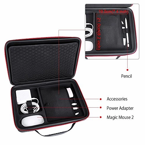 Smatree Hard Carrying Case for 15.4inch MacBook, 15.4 inch MacBook Pro 2019 Laptop Bags, Macbook Pro 15inch Shoulder Bags, 9.7 inch iPad Sleeve