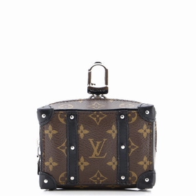 Soft Trunk Bag Charm and Key Holder Macassar Monogram Canvas