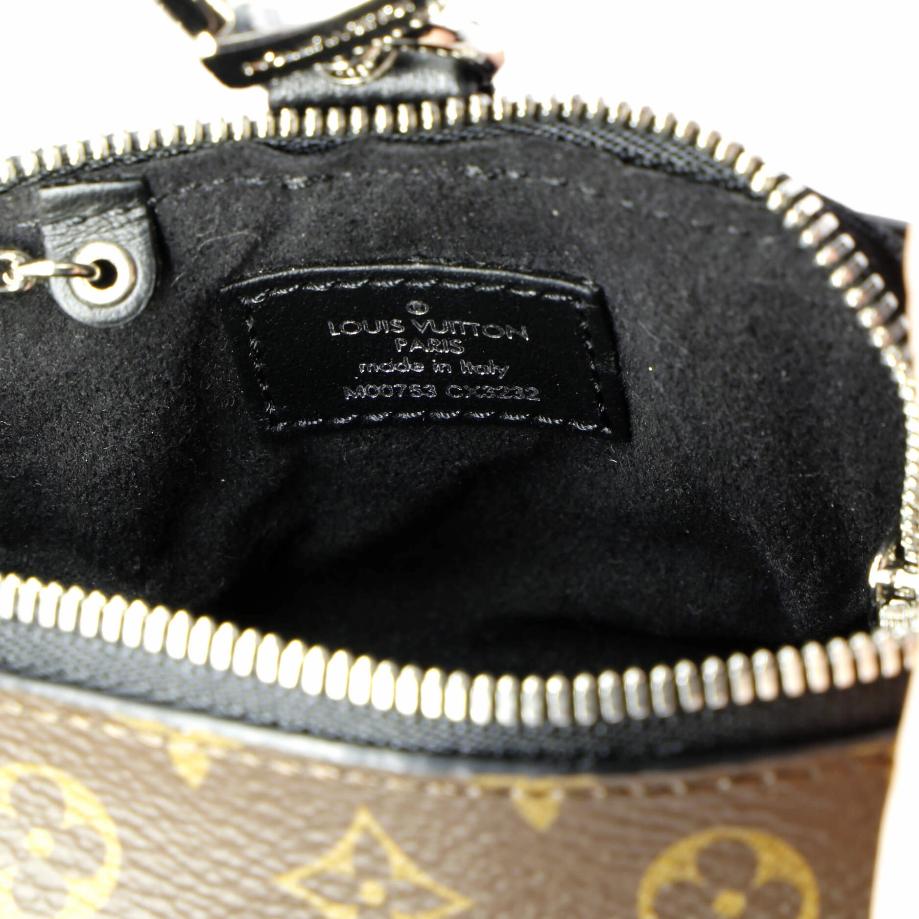Soft Trunk Bag Charm and Key Holder Macassar Monogram Canvas