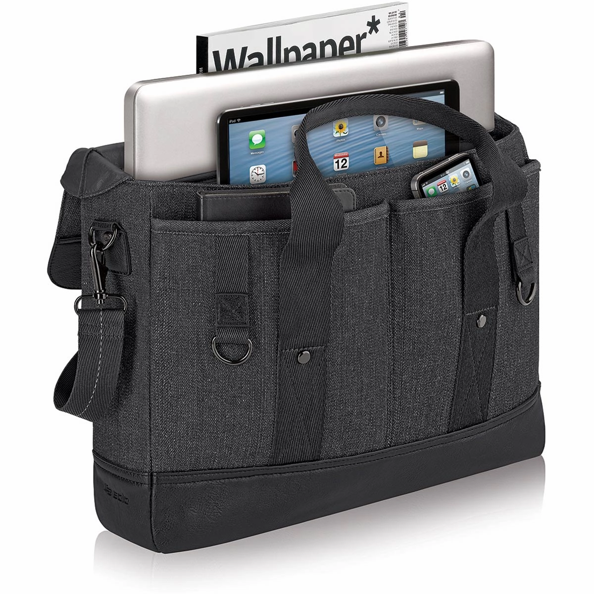 Solo Bradford 15.6In Briefcase Messenger